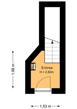 Floorplan - Griftkade 7BS, 3572 TX Utrecht